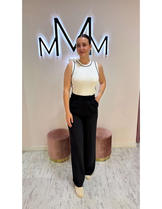 Pantalón Fluido Black