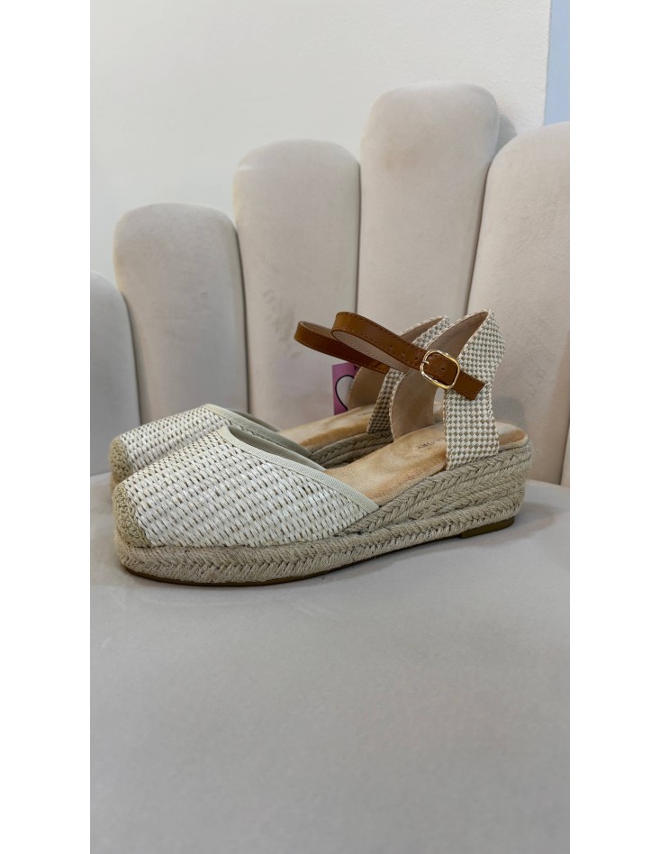 Alpargata Cuña Rafia