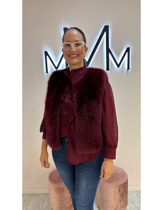 Chaleco Amor Burdeos