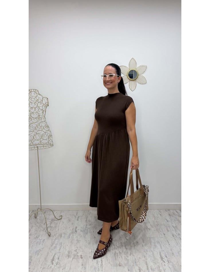 Vestido Punto Chocolate
