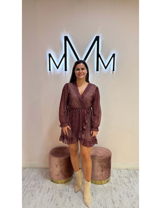 Vestido Julieta Burdeos