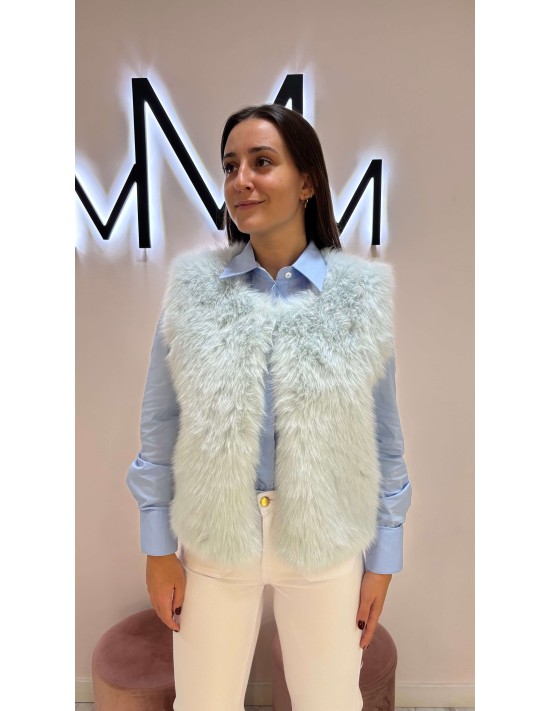 Chaleco Amor Celeste