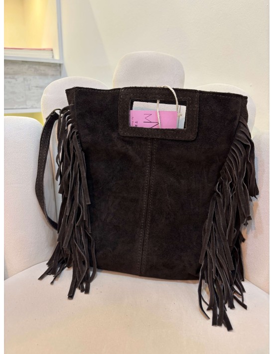 Bolso Flecos Chocolate
