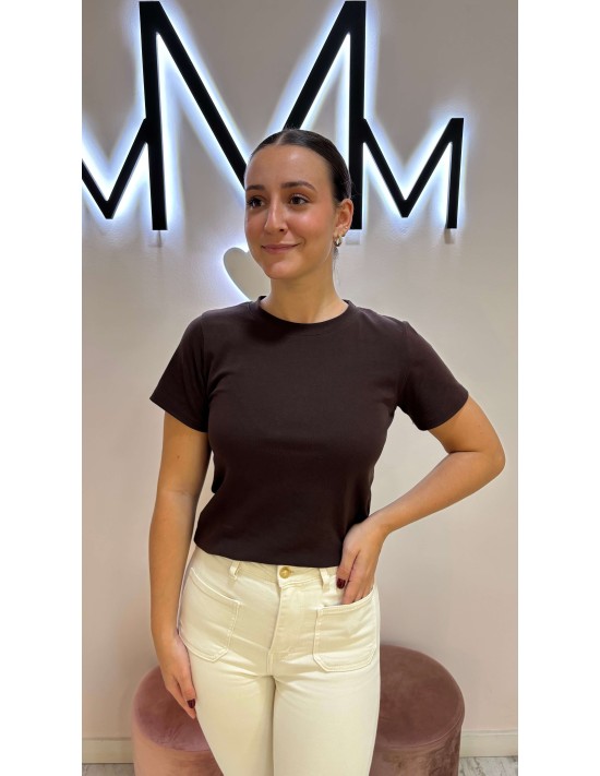 Camiseta Básica Chocolate