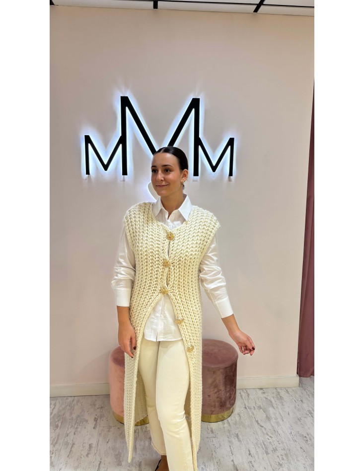 Chaleco Mónaco Beige