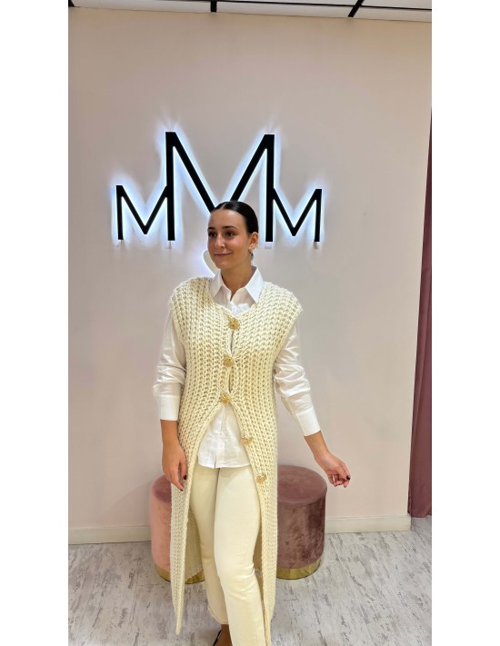 Chaleco Mónaco Beige