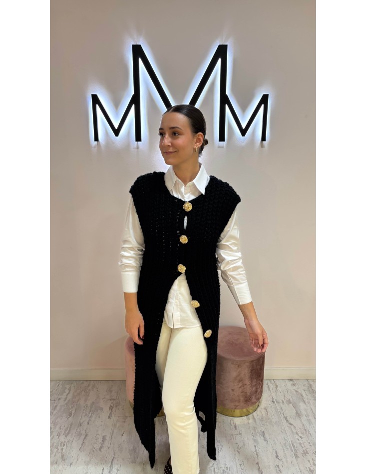 Chaleco Mónaco Negro