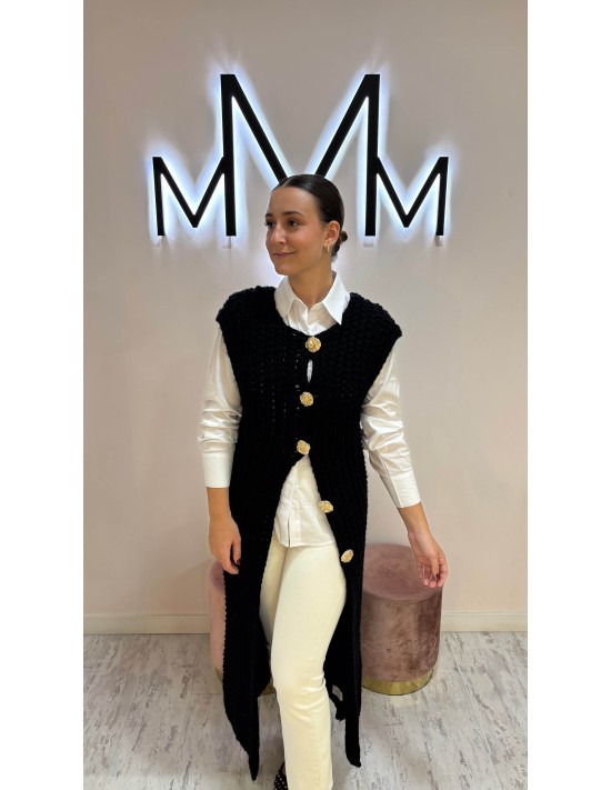 Chaleco Mónaco Negro