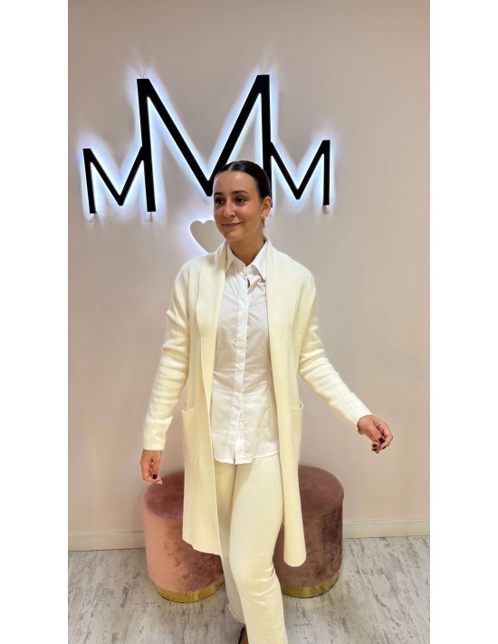 Cárdigan Punto Beige