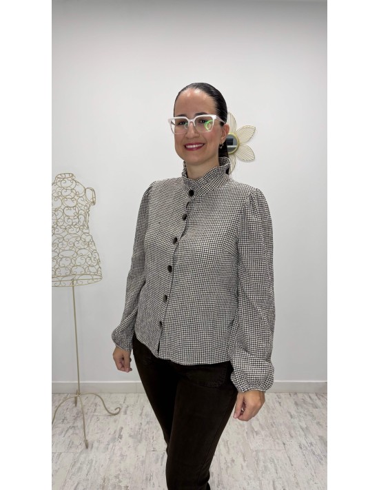 Blusa Terciopelo Chocolate