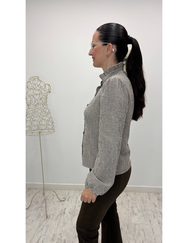 Blusa Terciopelo Chocolate
