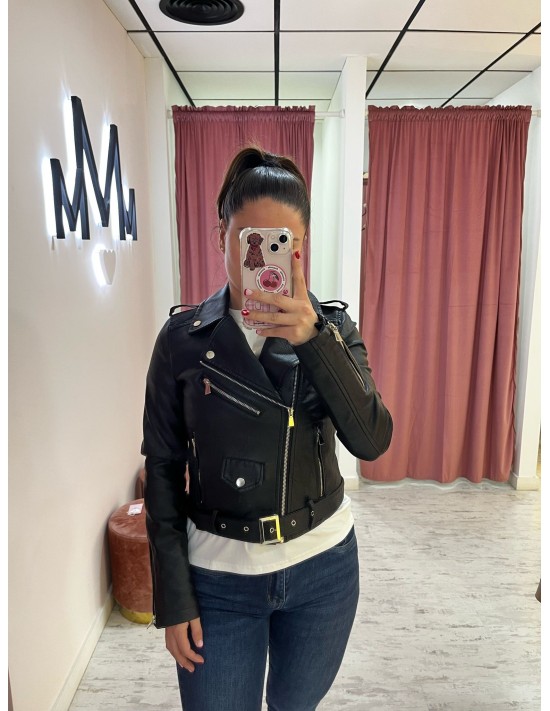 Cazadora Biker Piel